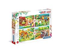 puzzle Ferme 4 puzzles 20/60 pièces