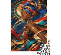 Puzzle Festival, 1000Pcs Femme Art Abstrait