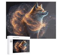 Puzzle Fiery Wolf Spirit pour Adultes, 500 PCS