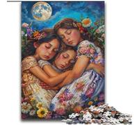 Puzzle Fille Endormie 2000 pièces pour Adultes et Adolescents, Jeux éducatifs, décoration d'intérieur et Cadeaux Uniques (70x100cm)