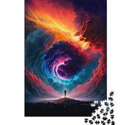 Puzzle Fin de l'univers, Puzzle rectangulaire en Carton 100% recyclé, de qualité supérieure, pour Femmes et Hommes, Cadeau Unique, 1 000 pièces (38 x 26 cm)