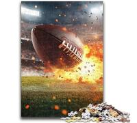 Puzzle Flame Rugby 1000 pièces pour Adultes, Jeu Stimulant et Jeu Familial idéal comme Cadeau pour Toute la Famille (50x75cm)