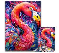 Puzzle Flamingo 1000 pièces pour Adultes, Puzzle en Carton idéal pour décorer et stimuler Le Cerveau, 26x38cm / 10,23x14,96 Pouces
