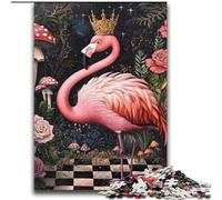 Puzzle Flamingo Queen 2000 pièces pour Adultes, Jeux Amusants, Chaque pièce est Unique - Jeu Familial Stimulant (70x100cm)