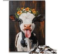 Puzzle Flamingo Queen pour Adolescents, 1000 pièces, Jeu Stimulant, décoration Murale, Cadeaux d'anniversaire et de Noël Uniques (26x38cm)