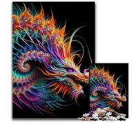 Puzzle Flamme Éternelle 14 1000 pièces en Bois pour Noël Halloween Pâques Nouvel an (75 x 50 cm)