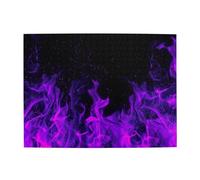 Puzzle Flamme Violette, 500 pièces pour Adultes - Puzzle en Bois pour Adultes et Personnes âgées