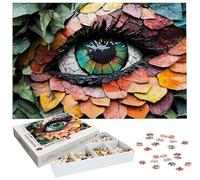 Puzzle Fleur 3000 Pièces Adultes, Puzzle 3000 Pièces pour Adultes et Enfants à Partir de 14 Ans, Œil Puzzles Bois de Qualité Supérieure avec Une Boîte d'emballage Exquise, Cadeau Femme/Homme H-3973