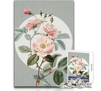 Puzzle Fleur de Rosa Lucida Brillante pour Adultes, 1000 Pièces, Activité Ludique et Interactive, Cadeau Souvenir et Touchant, Dimensions 38x52cm