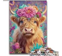 Puzzle Fleur de Yak 2000 pièces pour Adultes et Adolescents, à partir de 14 Ans, Jeux Amusants, activités à la Maison, Cadeaux d'anniversaire, Cadeaux de Voyage 70x100cm
