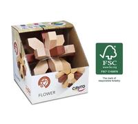 Puzzle Fleur en Bois