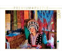 Puzzle · Fleur Hmong Frau | 1000 pièces · Format assemblé 64 × 48 cm · CALVENDO Puzzle