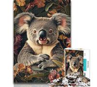 Puzzle Fleur Lapin pour Adolescents 1000 Pièces, Jeu Familial Anti-Stress Défi Difficile Cadeaux Secrets du Père Noël 26x38cm