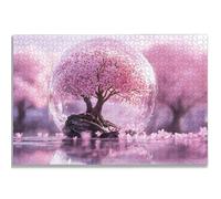 Puzzle Fleurs de Cerisier 2000 Pièces Adultes, Puzzle 2000 Pièces pour Adultes et Enfants à Partir de 14 Ans, Japon Puzzles Bois de Qualité Supérieure avec Une Boîte d'Emballage Exquise, Cadeau, -2001