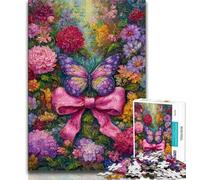 Puzzle Fleurs Lune 1000 pièces pour Adultes, Jouets éducatifs et éducatifs, Jeux familiaux avec Affiche et fiche de Questions-réponses Assorties 38x26cm