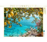 Puzzle · Fleurs, mer et Citrons : Le Mois de mai dans Toute sa splendeur | 2000 pièces · Format assemblé 90 × 67 cm · CALVENDO Puzzle
