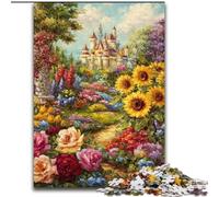 Puzzle Fleurs Tournesol 1000 pièces pour Adultes et Adolescents, Motif à Assembler, à Offrir en Cadeau à Toute la Famille, adapté aux Enfants de 14 Ans et Plus (26x38cm)