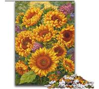 Puzzle Fleurs Tournesol 2000 pièces pour Adultes, Cadeaux pour Passer Un Bon Moment à la Maison, pour renforcer l'amour Entre Couples 70x100cm