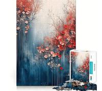 Puzzle Floral Aquarelle de rêve pour Adultes 1000 pièces Jeu de mémoire et de réflexion Découpe Fine Finition Premium Un Moyen captivant de Passer Le Temps (38x26cm)