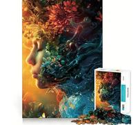 Puzzle Floral Nature's Dream pour Adultes, 1000 pièces, Jeu d'exercice Mental, soulagement des tensions, Design à Assembler, Joli Cadeau (38x26cm)