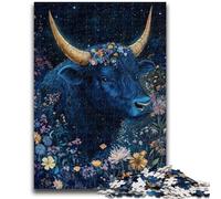 Puzzle Flower Yak pour Adolescents, 1 000 pièces, défi d'intelligence cérébrale, Jouets addictifs pour la décoration de la Maison (50x75cm)