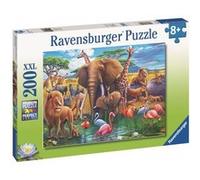 Puzzle for children 2D Wild Animals 200 elements multicolore G