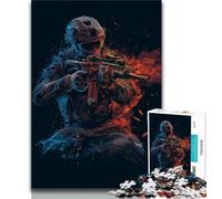 Puzzle Forces spéciales 1000 pièces pour Adultes, Jouets éducatifs et éducatifs, Jeux familiaux avec Affiche et fiche de Questions-réponses Assorties 38x26cm