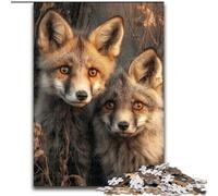 Puzzle Forest Fox 1000 pièces pour Adolescents, Jeu Stimulant, idéal comme Cadeau pour Toute la Famille (50x75cm)