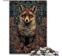Puzzle Forest Fox 1000 pièces pour Adultes et Adolescents, adapté aux 14 Ans et Plus Amusement en Famille pour Toute la Famille (50x75cm)