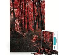 Puzzle Forêt d'automne Ukraine 1000 pièces Découpe Laser pour Un Assemblage Parfait Activité de Partage et de Concentration idéale pour Les Proches (38x52cm)