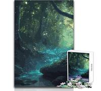 Puzzle Forêt Fantastique 1000 Pièces - Jeu de Développement Cognitif Amusant - Cadeau Spécial et Attentionné - Dimensions:38x52cm