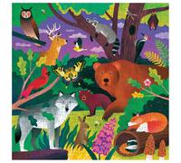 Puzzle - forêt illuminee glow in the dark multicolor TU