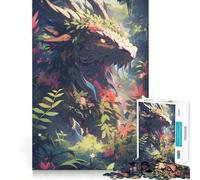 Puzzle Forêt Sensible pour Adolescents 1000 Pièces Renforce la Mémoire Passe-Temps Calme Qualité Cadeau Festif (38x26cm)
