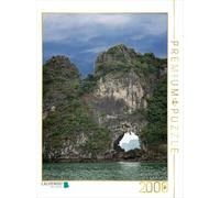 Puzzle · Formations karstiques dans la Baie d'Ha Long | 2000 pièces · Format assemblé 90 × 67 cm · CALVENDO Puzzle