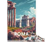 Puzzle Forum Romain de Rome 500 pièces pour Adultes, Puzzle 500 pièces, Jouet à Faire soi-même comme Cadeau d'anniversaire 500 pièces (52 x 38 cm)