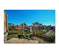 Puzzle Forum Romain d'Italie, Rome, 300 pièces, Jeu, œuvre d'art, Souvenir de Voyage, 38 x 26 cm
