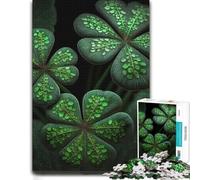 Puzzle Four Leaf Clover 1000pcs (38x26cm) avec Motif | Un défi puzzle de janvier pour les soirées calmes du Nouvel An, pour rester concentré.