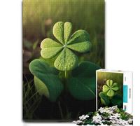 Puzzle Four Leaf Clover 1000pcs (70x50cm) Adulte | Un cadeau pour passionné de puzzles pour les moments festifs, parfait pour partager un moment calme.