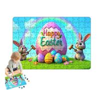 Puzzle - Fournitures Amusantes, Fantaisies thématiques, Puzzles de Pâques Mignons | Décoration de Vacances, Image de Motif de Lapin pour, Adolescents, œuf, Adultes, thème de Pâques, 30 x 21 x