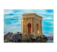 Puzzle France 300 pièces France Peyrou Montpellier Puzzle Game Artwork Travel Souvenir 38x26CM