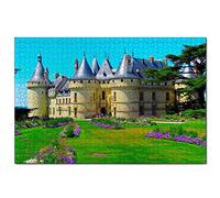 Puzzle France Château de la Loire 100 pièces pour Adultes et Famille, Cadeau Souvenir de Voyage 45,5 x 35,5 cm