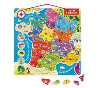 Puzzle france magnétique 93 pièces multicolore TU