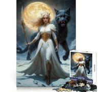Puzzle Freya, déesse du Nord, 1000 pièces pour Adultes, Jouet cognitif, Moment de Partage et de complicité, Motif à Assembler, Cadeau de Noël (38x26cm)