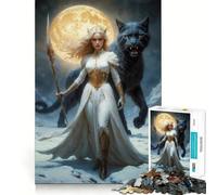 Puzzle Freya, déesse du Nord, pour Adultes, 1000 pièces, Puzzle Relaxant et apaisant, Cadeau de Noël (50x75cm)