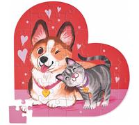 Crocodile Creek – Maxi Puzzle 36 pièces Friends Fur-Ever – Puzzle éducatif dès 3 ans – 48×63 cm