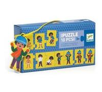 Puzzle frise Djeco Je m'habille G