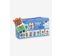 Puzzle frise Nounours s'habille bleu TU