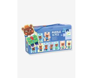 Puzzle frise Nounours s'habille bleu TU