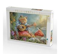 Puzzle · Frösche | Ein charmanter Musikant · 2000 pièces · Format assemblé 90 × 67 cm · CALVENDO Puzzle