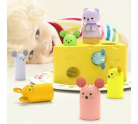 Puzzle Fromage Pour L'Éducation Précoce Des Enfants, Jouet En Blocs De Construction Pour L'Éveil Des Bébés, Attrape Les Insectes, Pêche Magnétique